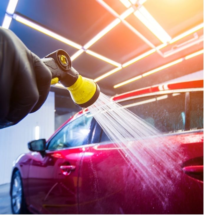 Sahara Shine Team at Work - Car Cleaning in Abu Dhabi